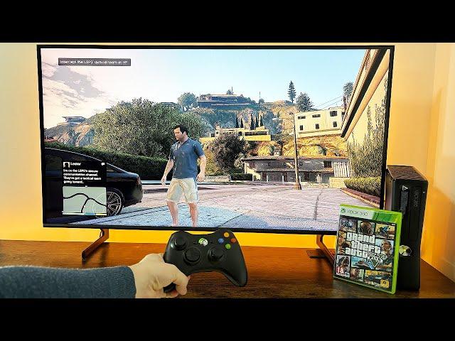 GTA 5 : Xbox 360 Slim Test in 2025 - POV Gameplay