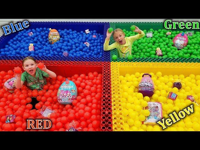 Giant Lego Ball Pit Toy Scavenger Hunt In Your Color!