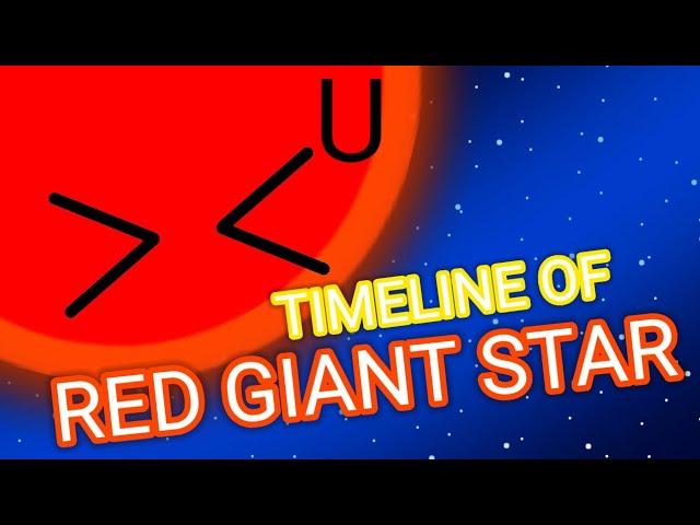 timeline of red giant star (classic)