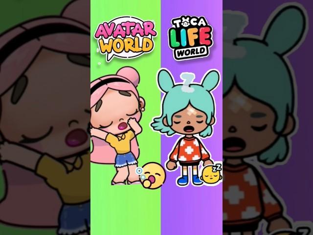 Emotion from Avatar World VS Toca Boca️#avatarworld #tocaboca #pazu #tocalifeworld