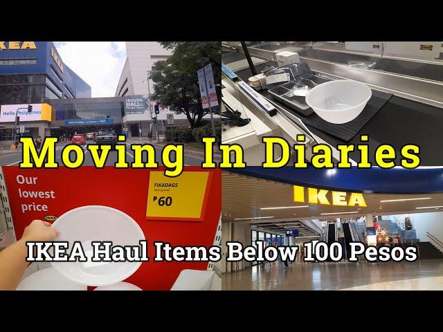 Moving In Diaries IKEA HAUL Items Below 100 Pesos Shopping for Tiny Apartment