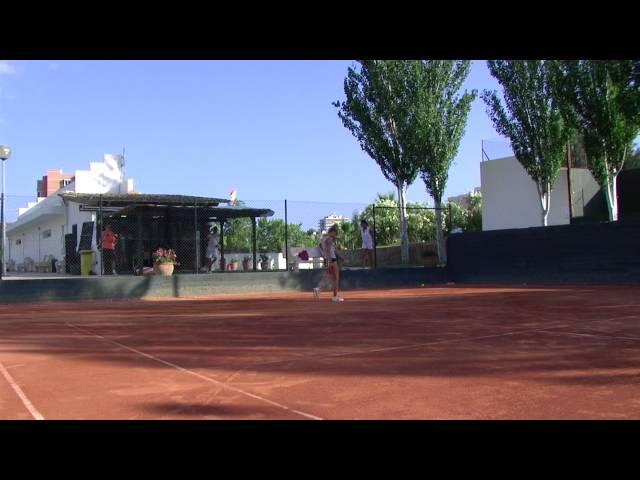 16 years old junior tennis perepadenko and lackova.TOD