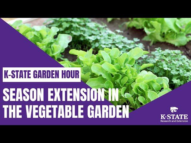 K-State Garden Hour Webinar Series: Season Extension in the Vegetable Garden