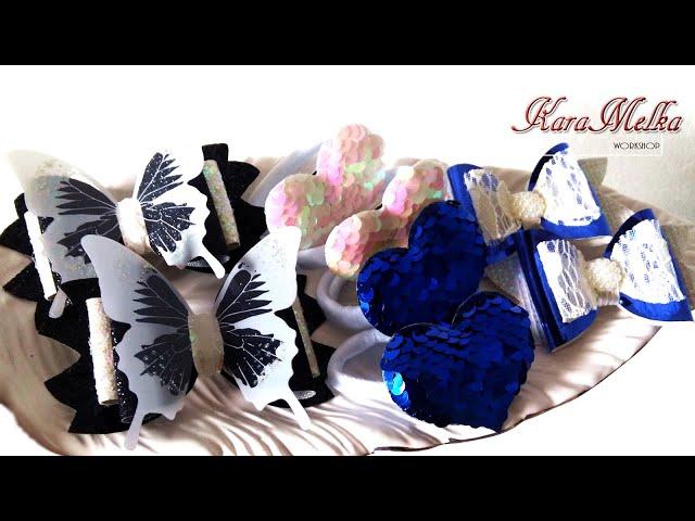 Бантики в школу. МК 2 повседневных варианта для школы. DIY back to school