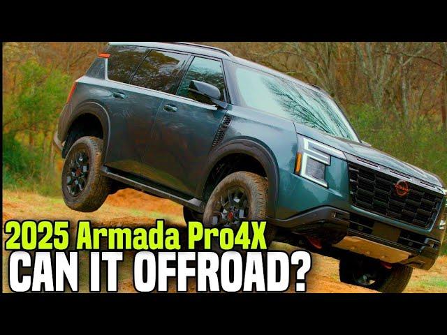 ALL NEW 2025 Nissan Armada Pro4X Super Slippery and Muddy Offroad