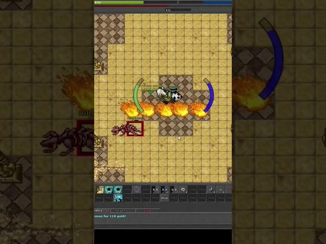 Tibia boss bonebeast task (Ribstride) najgorszy lot. #tibia #games #gaming #paladyn #rp