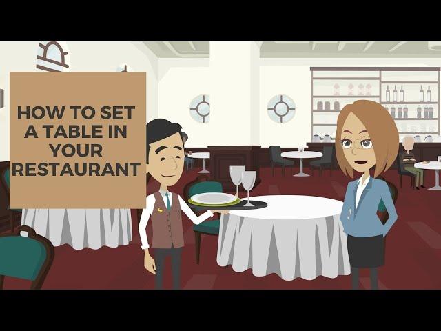 How to set a table in your restaurant | Hoteltutor.com