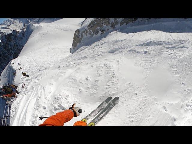 Skiing the Most Iconic Ski Run in the World; Vallee Blanche, Chamonix, France