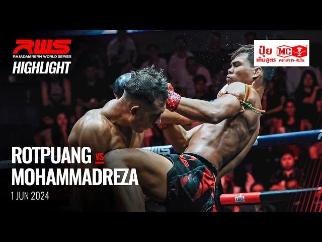 Highlight l Rotpuang Hino Asia vs. Mohammadreza Venum Muay Thai I RWS