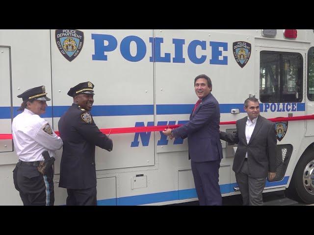 Ribbon Cutting for the 17th Precinct’s New Mobile Command Center