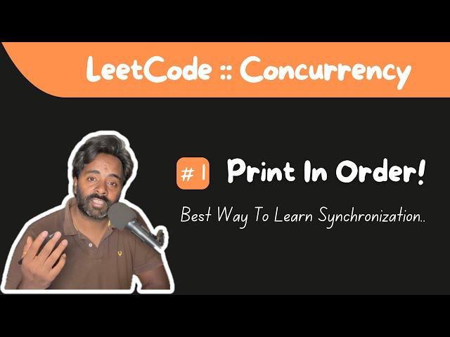 LeetCode Concurrency | Print In Order