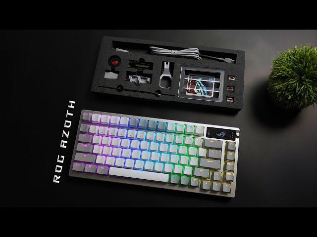 This ROG AZOTH Mechanical Keyboard Has An OLED Display!