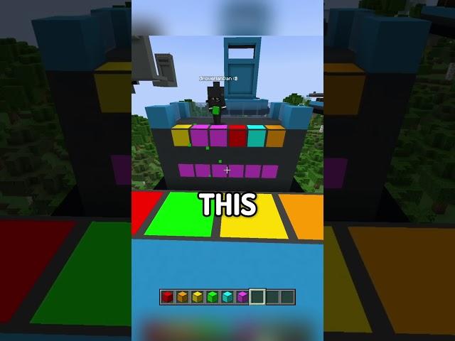 PRANK Extended Color Match in Minecraft! #shorts #minecraftshorts