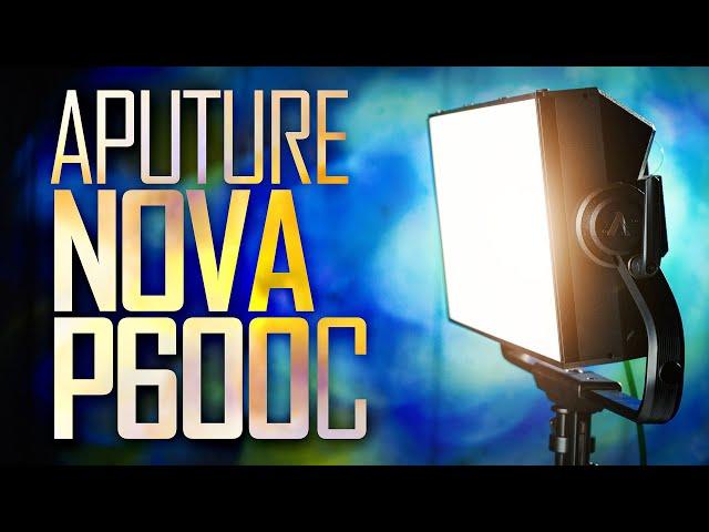 Aputure P600C Overview — Professional Grade RGBWW LED 2x1 Panel Light