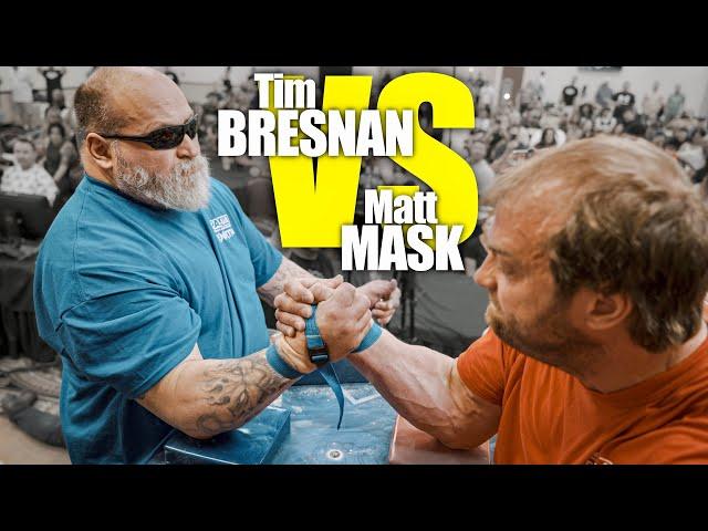 PAL USA Vendetta Armwrestling Supermatch - Tim BRESNAN vs. Matt MASK | USA vs CANADA