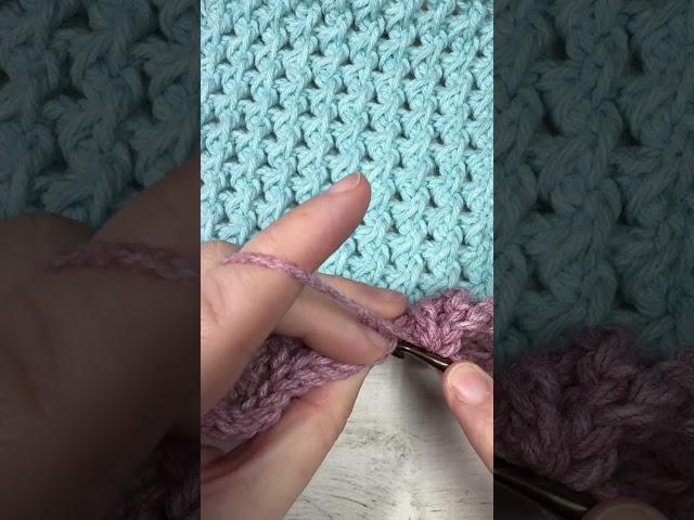 Learn to crochet the Easy Twist Stitch! #crochet