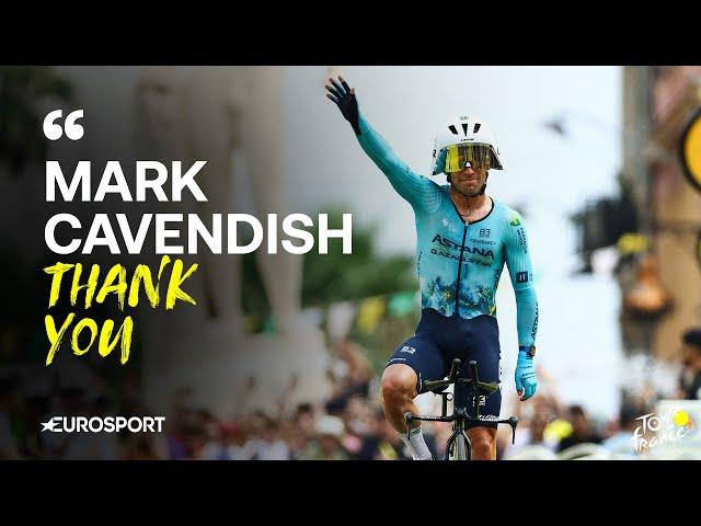 EMOTIONAL MOMENT FOR HIM  | Sir Mark Cavendish Tour de France Legend  | Eurosport Cycling