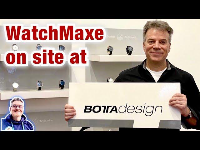 On-site at Botta‘s Design Studio - WatchMaxe on Tour