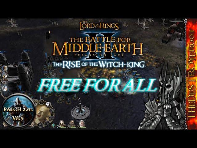 Free For All Returns! | FFA | LotR BFME2 RotWK 2.02