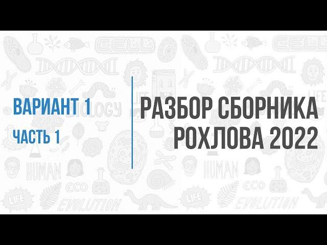 Рохлов 2022 | Разбор варианта 1 (часть 1) | Биология с Семочкиной