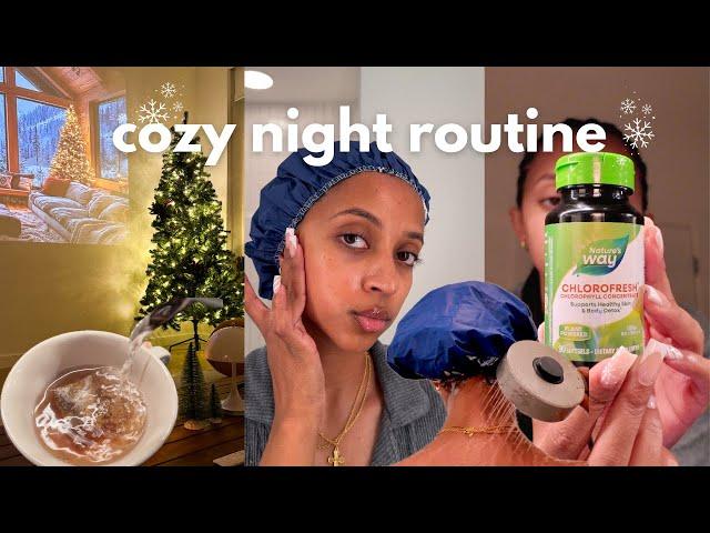 The ULTIMATE cozy night time routine   | Hygiene tips, skincare, healthy habits   & wind down |