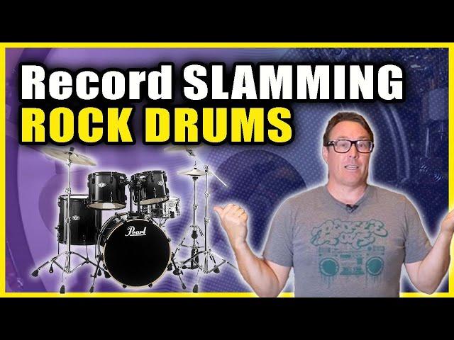 Record Rock Drums Like A PRO: Miking Techniques, EQ, Compression & more - Cameron Webb