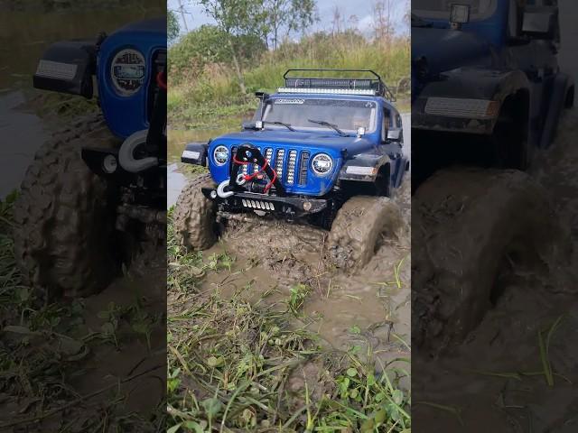 Jeep, которому все равно какой глубины лужа или грязь! #4x4 #offroad #оффроад