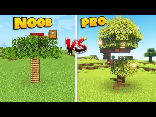 Minecraft Noob VS Pro Build Battle!