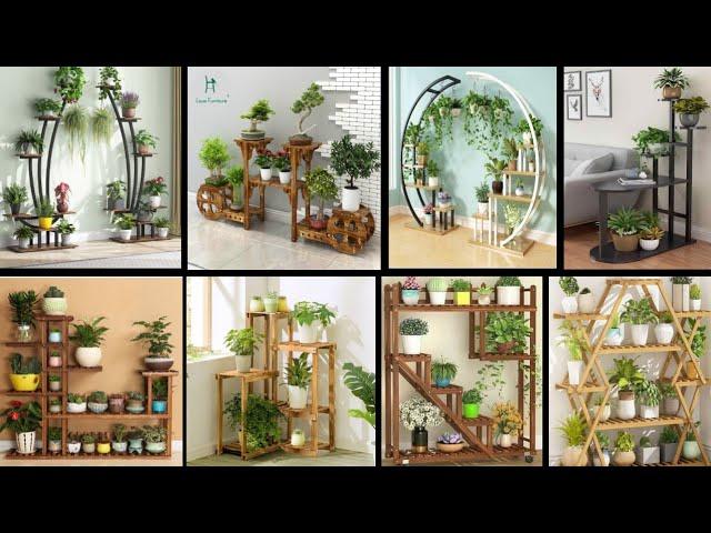 top 80 indoor plant stand design ideas/balkani pot stand design/wall mounted plant stand design