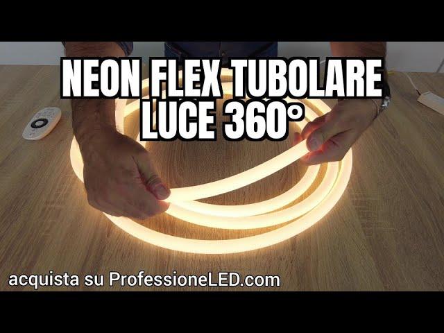 NOVITA': NEON FLEX LED TUBOLARE Luce 360° divisibile dove vuoi!