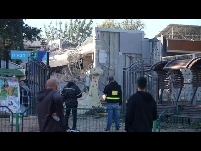 Damage at Ramat Gan school after Israel intercepts missile from Yemen | AFP