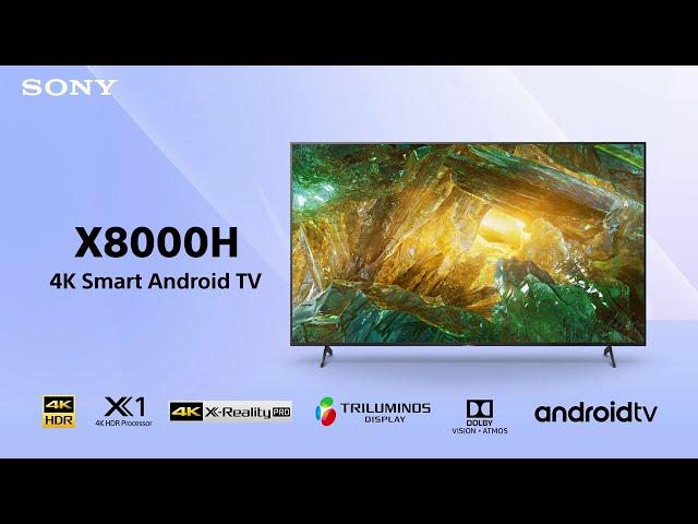 Sony BRAVIA X80H | 4K Ultra HD | HDR | Smart TV