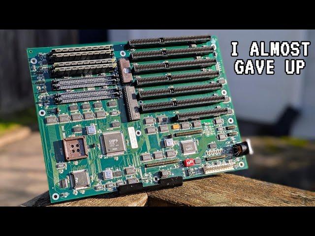 Repairing a motherboard with a subtle intermittent fault