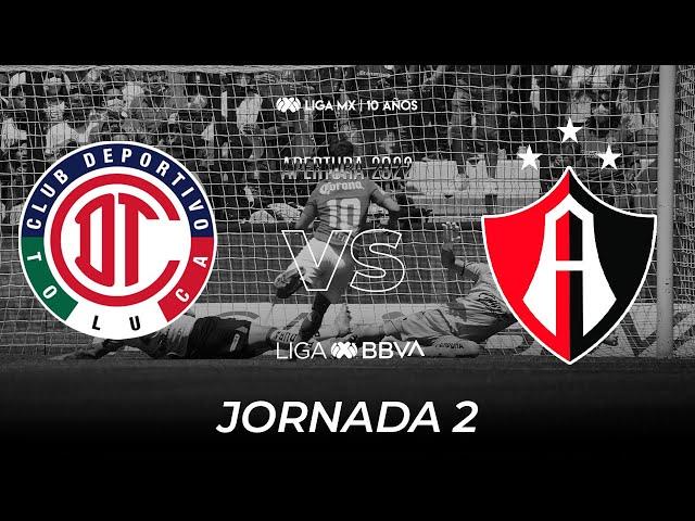 Resumen y Goles | Toluca vs Atlas | Liga BBVA MX | Apertura 2022 - Jornada 2