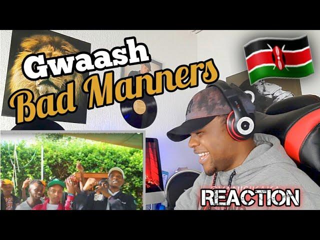 Gwaash - BAD MANNERS [ Haitaki Hasira ] feat. K4Kanali ,Joseph hill(Team Psycho)REACTION