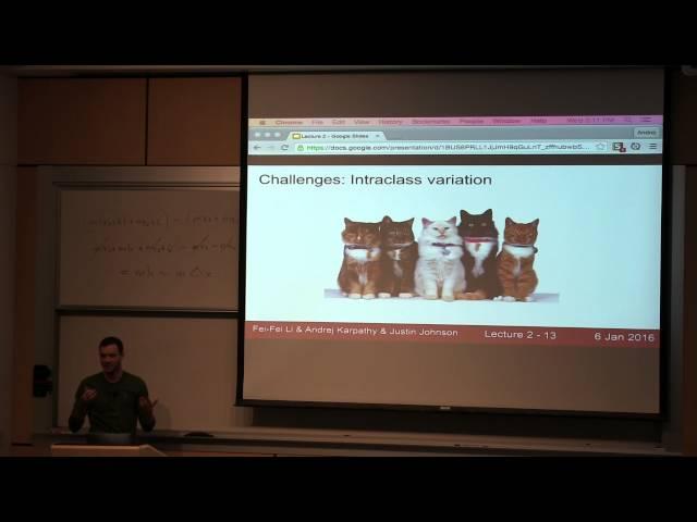 CS231n Winter 2016: Lecture 2: Data-driven approach, kNN, Linear Classification 1