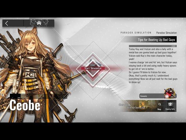 Arknights Paradox Simulation Ceobe Guide