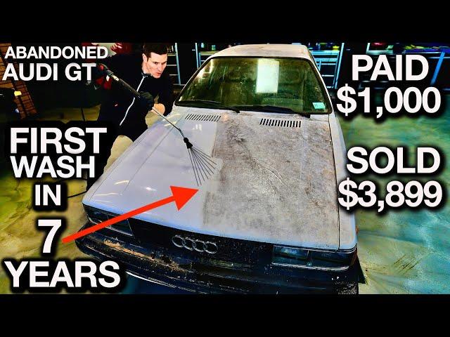 First Wash in 7 Years Audi Grand Sport GT Disaster Detail I Paid $1,000 SOLD for $3,899!!! in 1 day!