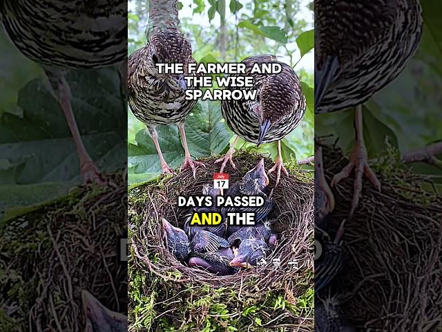 The Farmer and the Wise Sparrow  #lifeslesson #lifelessonexperience #mindset