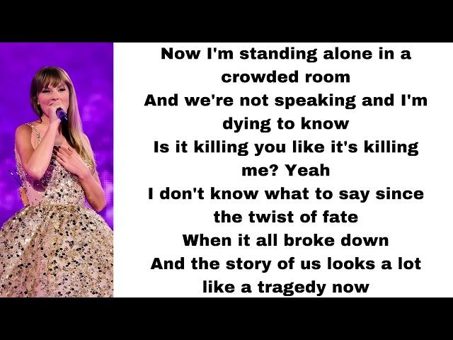 Taylor Swift - The Story Of Us (Taylor's Version) (lyrics)