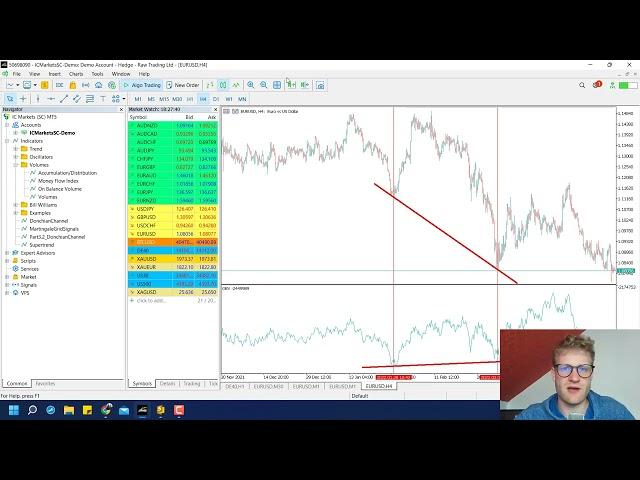 On Balance Volume Divergence Strategy Expert Advisor for MT5 - mql5 Programming Tutorial