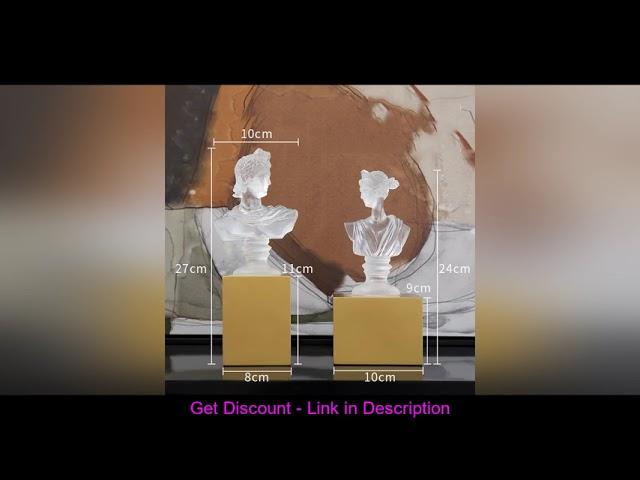 Review Transparent Ancient Greek Mythology Statue Resin Figurine Modern Ornaments Wedding Christmas