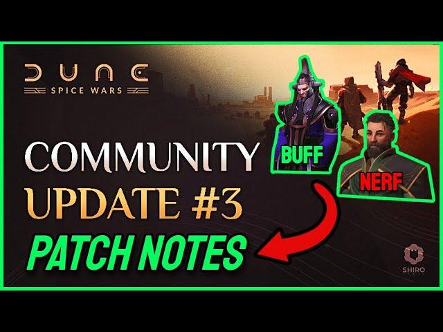 Dune Spice Wars Patch Review - Buffs, Nerfs, & Spectator Mode!