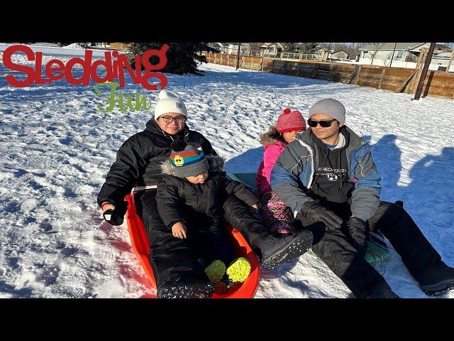 SLEDDING l Winter Wonderland l Winter Bower Ponds