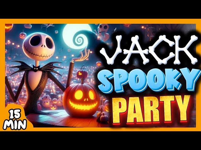 15-Minute Halloween Party with Jack Skellington: Just Dance, Exercise & Yoga!Brain Break for kids