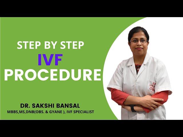 IVF Process step by step | Dr. Sakshi Bansal ( IVF SPECIALIST )