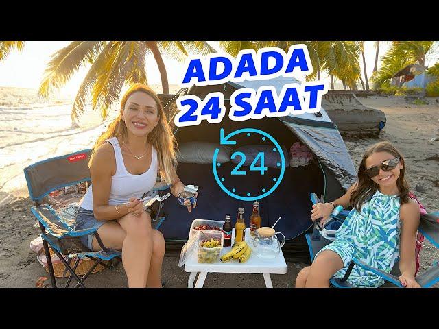 ADADA 24 SAAT !? ISSIZ ADADA BİR GÜN BOYUNCA HAYATTA KALMAK !!