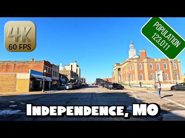 Driving Around Independence, Missouri in 4k Video