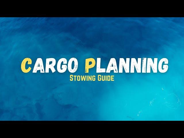 Cargo Planning || Stowing Guide || Maritime Calculation Tutorials