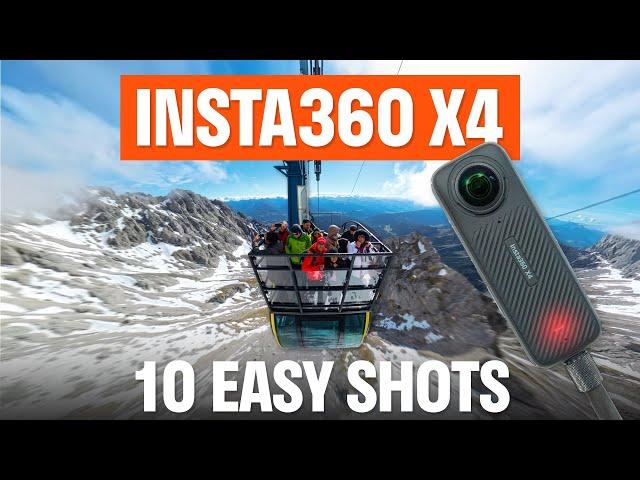 Insta360 X4: How To Film And Edit 10 Easy Shots In Austria For A Travel Vlog Video